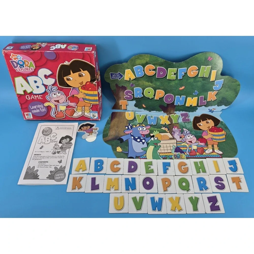 Vtg Nick‎ Jr. Dora the Explorer ABC Board Game Milton Bradley 2006 100% Complete